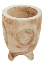 Small Natural Wooden Planter | Arlo