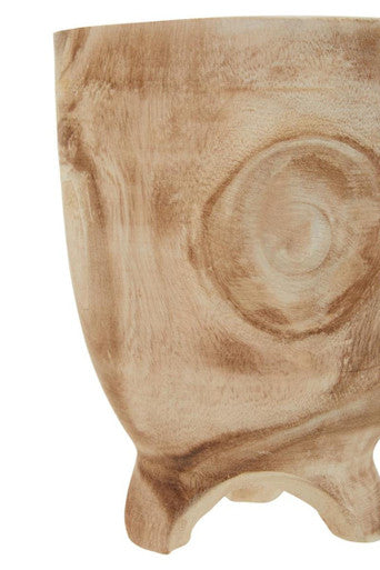 Small Natural Wooden Planter | Arlo