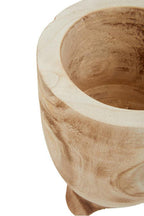 Small Natural Wooden Planter | Arlo