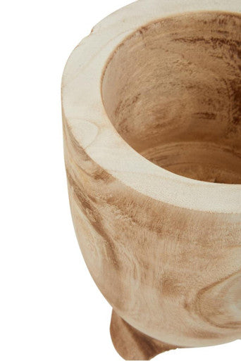 Small Natural Wooden Planter | Arlo
