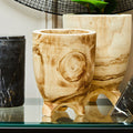 Large Natural Wooden Planter | Arlo