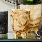 Large Natural Wooden Planter | Arlo