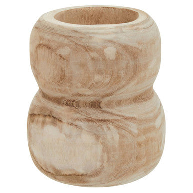 Natural Wooden Vase | Arlo