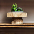 Natural Engraved Round Bowl | Arlo