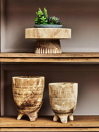 Natural Engraved Round Bowl | Arlo