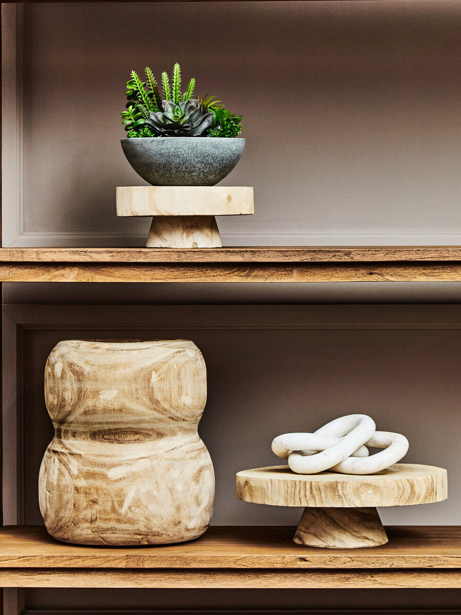 Natural Engraved Round Bowl | Arlo