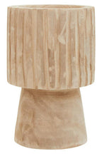 Engraved Wooden Vase | Arlo