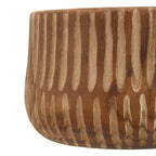 Large Brown and Natural Wooden Planter | Arlo