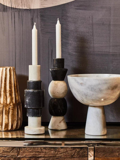 Small Brown and Natural Wooden Vase | Arlo