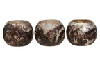 Set of 3 Brown Marble Effect Tealight Holders | Garan