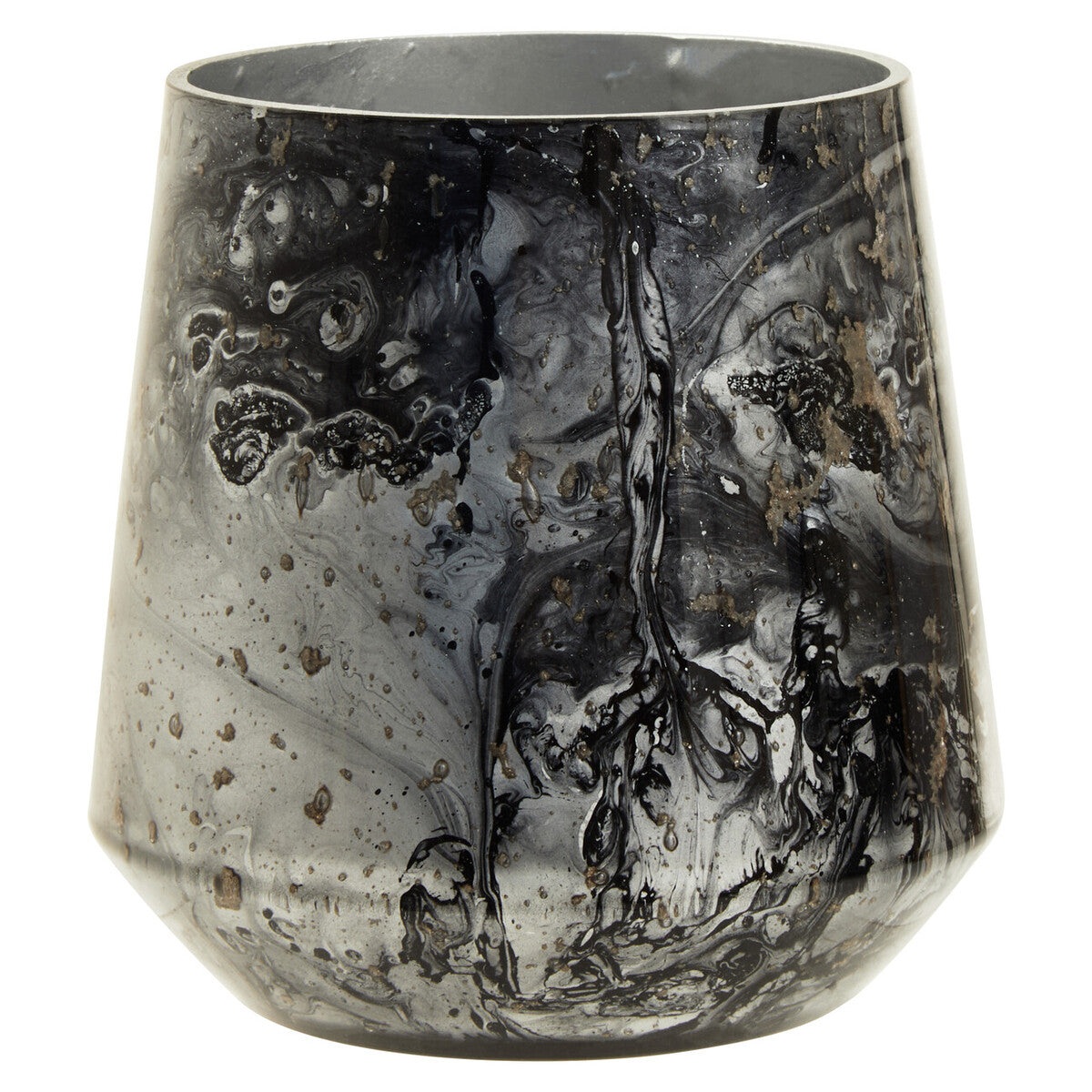 Grey Marble Effect Candle Holder | Garan