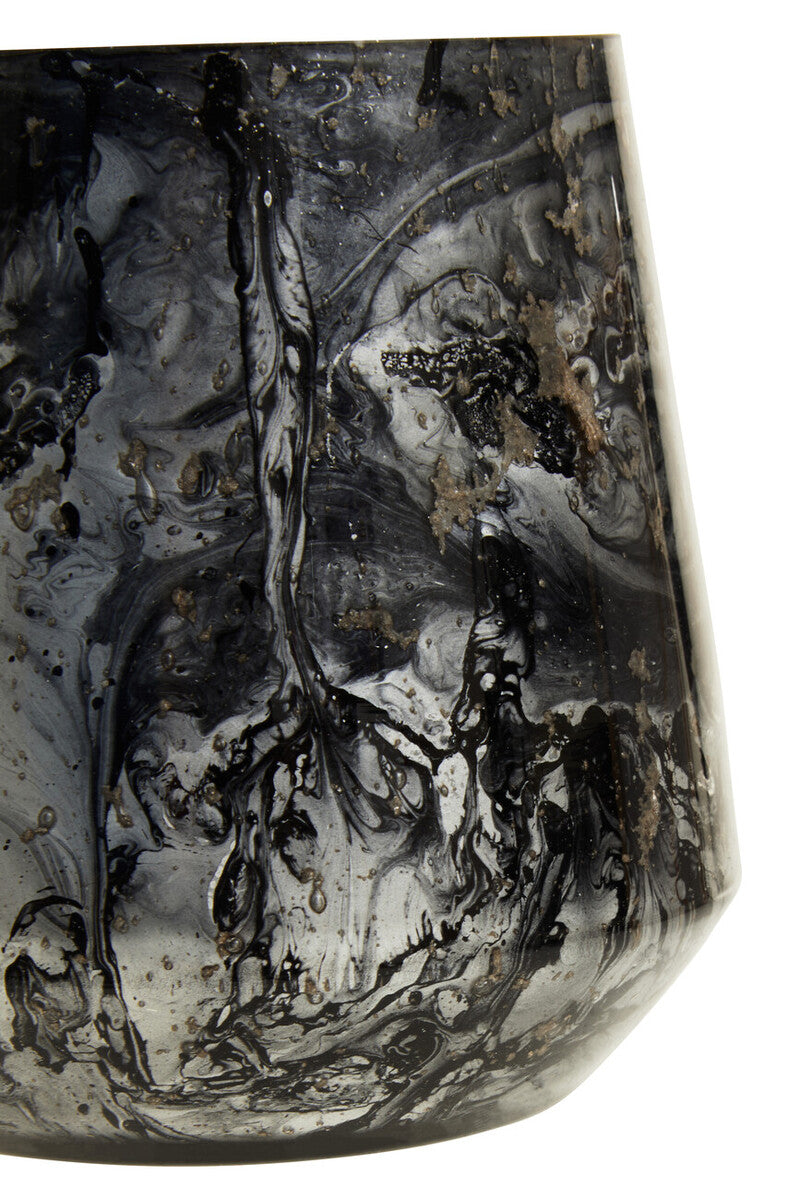 Grey Marble Effect Candle Holder | Garan