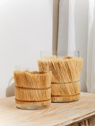 Natural Medium Candle Holder | Kuta