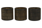 Set of 3 Mosaic Glass Tealight Holders | Gaia