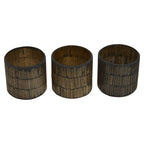 Set of 3 Mosaic Glass Tealight Holders | Gaia