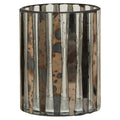 Gaia Smoked Anitque Finish Small Candle Holder