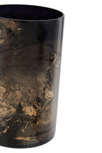 Black and Gold Marble Effect Large Candle Holder | Gaia
