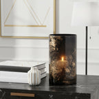 Black and Gold Marble Effect Large Candle Holder | Gaia