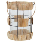 Natural and Black Large Lantern | Kuta