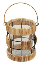 Natural and Black Small Lantern | Kuta
