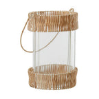 Natural and White Large Lantern | Kuta