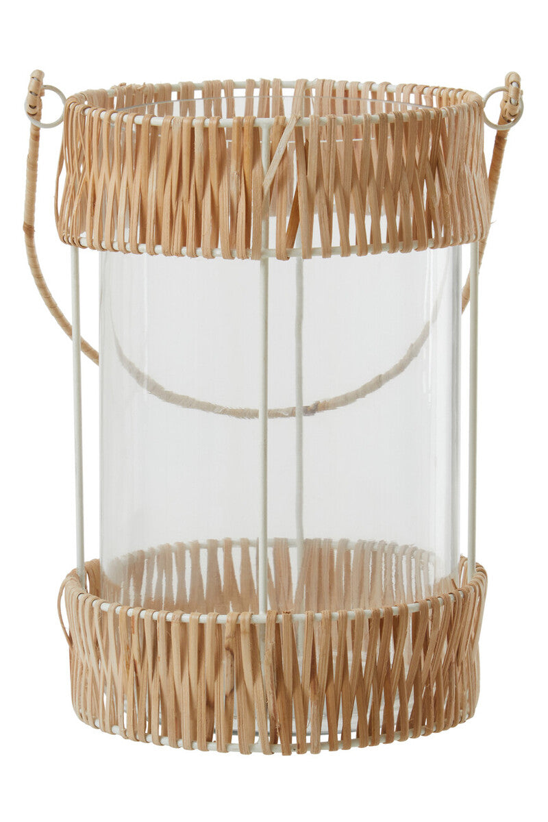 Natural and White Small Lantern | Kuta
