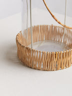 Natural and White Large Lantern | Kuta