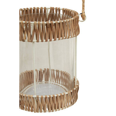 Natural and White Small Lantern | Kuta