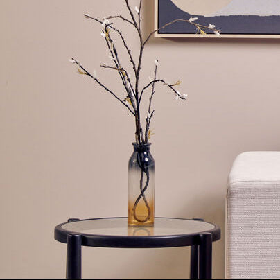 Glynn Black And Gold Medium Vase