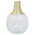 Glass and Gold Large Vase | Glynn