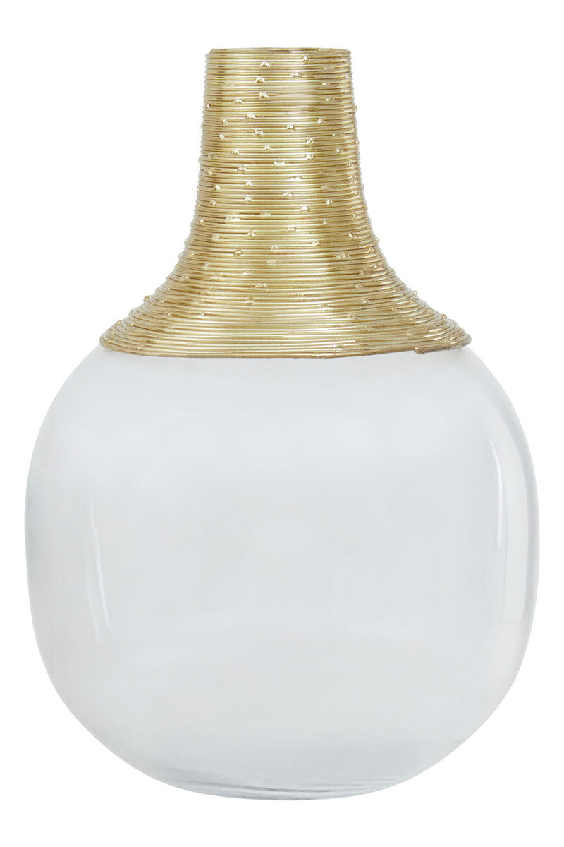 Glynn Glass And Gold Small Vase