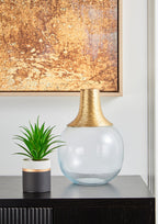 Glynn Glass And Gold Small Vase