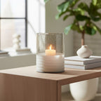 Natural Large Candle Holder | Glynn