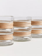 Set of 3 Natural Tealight Holders | Kuta