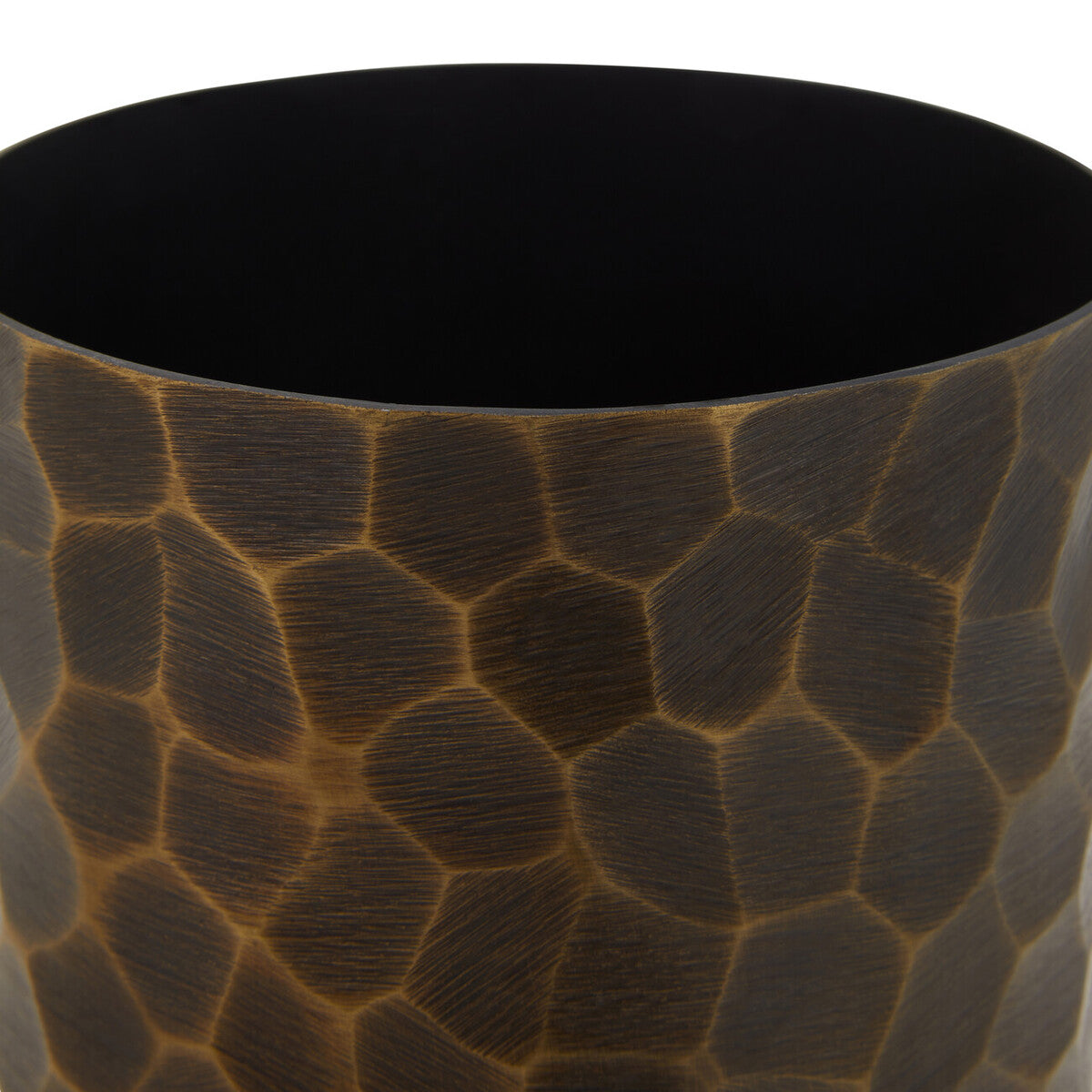 Large Antique Gold Metal Vase | Akola
