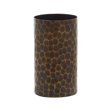 Small Antique Gold Metal Vase | Akola