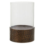 Small Antique Gold Candle Holder | Akola