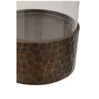 Small Antique Gold Candle Holder | Akola