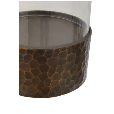 Small Antique Gold Candle Holder | Akola