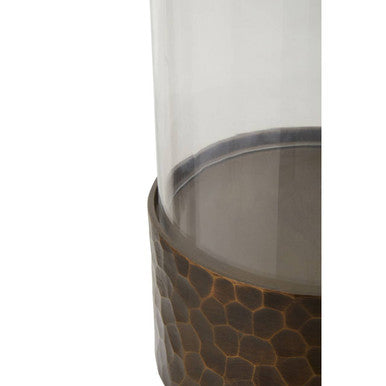 Small Antique Gold Candle Holder | Akola