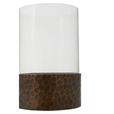Small Antique Gold Candle Holder | Akola