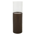 Small Floor Standing Candle Holder In Antique Gold | Akola