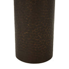 Small Floor Standing Candle Holder In Antique Gold | Akola