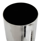 Large Vertical Textured Silver Metal Trinket Box | Amreli