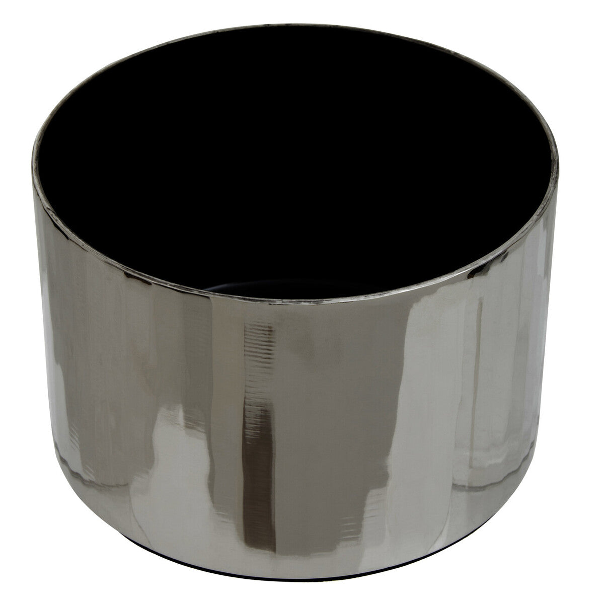 Small Vertical Textured Silver Metal Trinket Box | Amreli