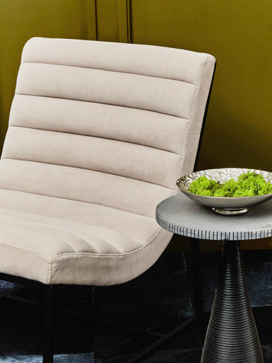 Akola Silver Textured Decorative Bowl | Horn