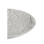 Akola Silver Textured Decorative Bowl | Horn