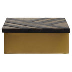 Small Black and Gold Storage Box | Aris