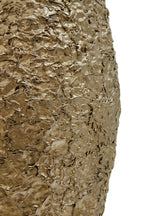 Large Gold Textured Metal Vase | Akola