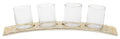 Antique Gold and Glass Tealight Holder | Akola
